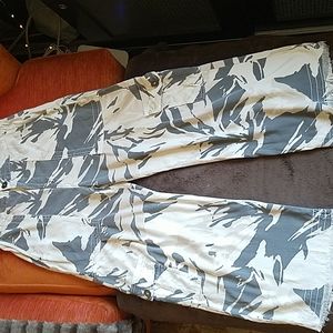 XCVI Raw Edge Hem Cargo Pants